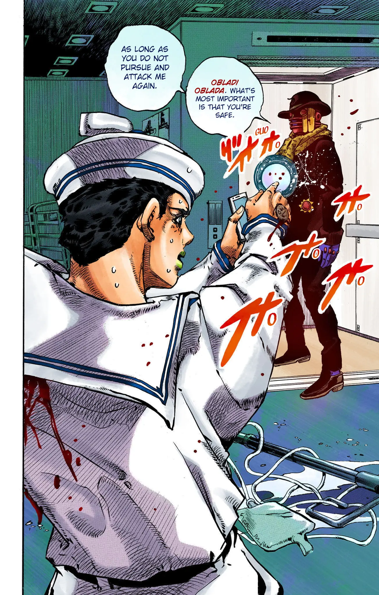 JoJo's Bizarre Adventure, Part 8: JoJolion Colored Manga β Chapter 105 β Page 12
