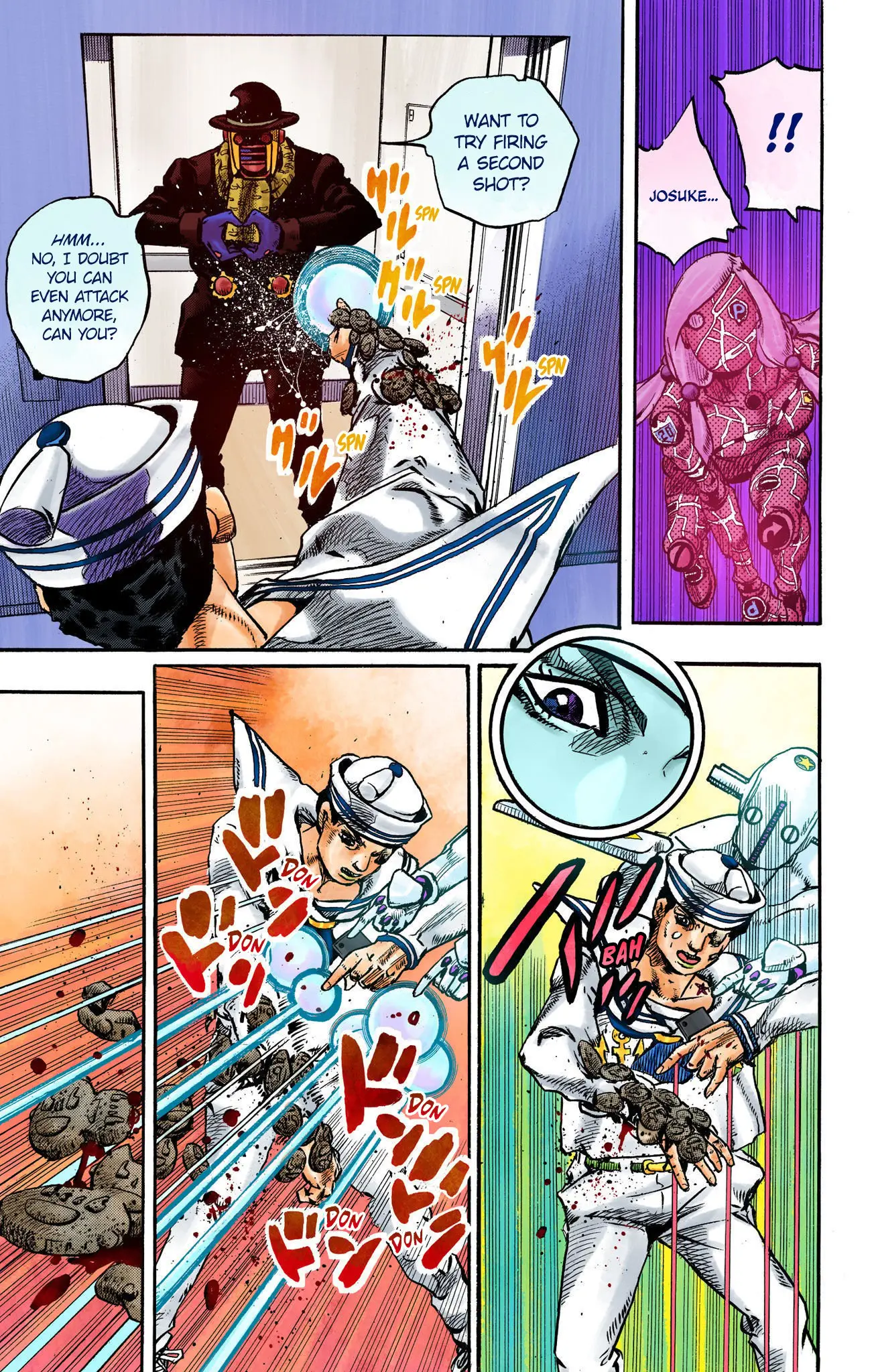 JoJo's Bizarre Adventure, Part 8: JoJolion Colored Manga β Chapter 105 β Page 15