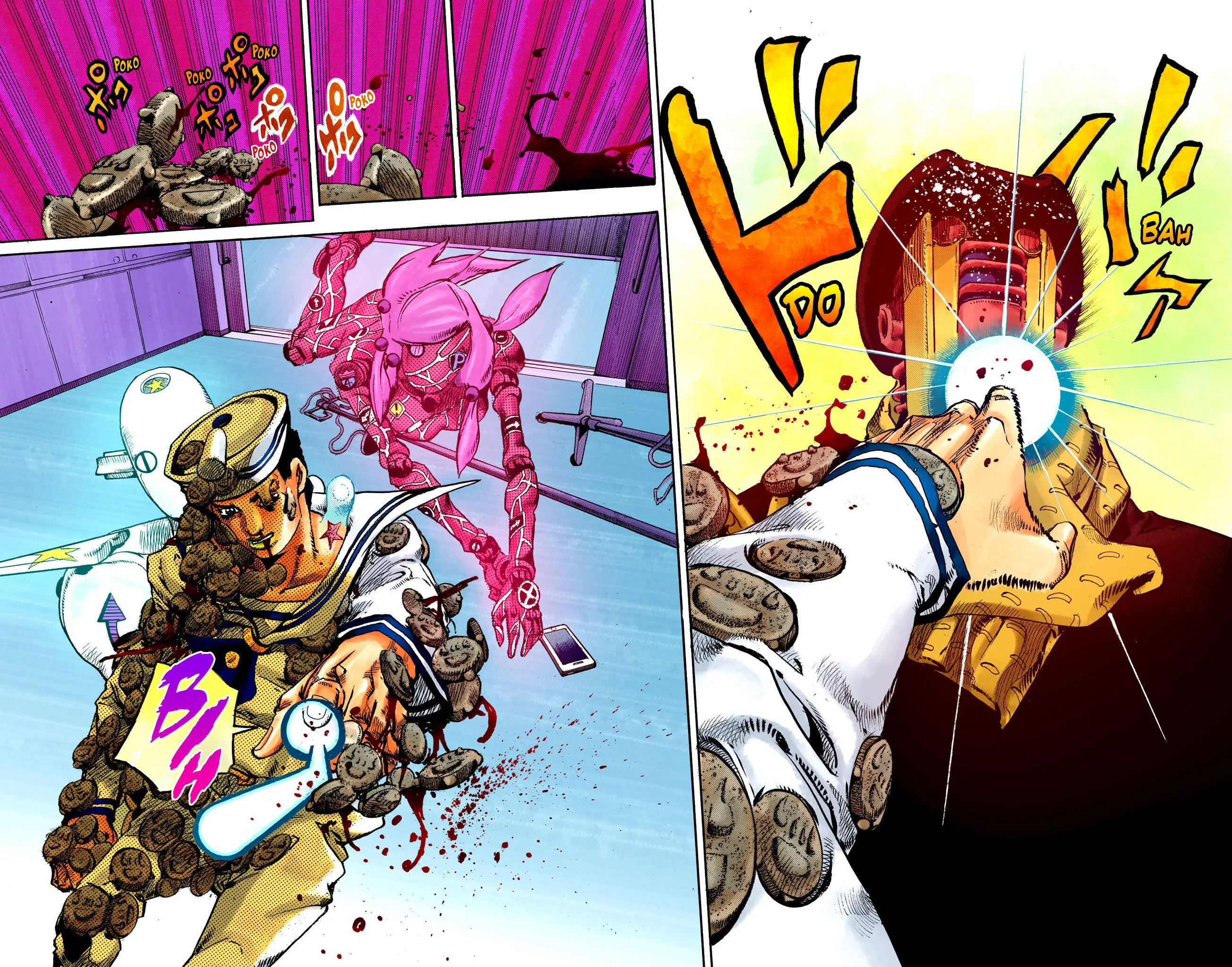 JoJo's Bizarre Adventure, Part 8: JoJolion Colored Manga β Chapter 105 β Page 28