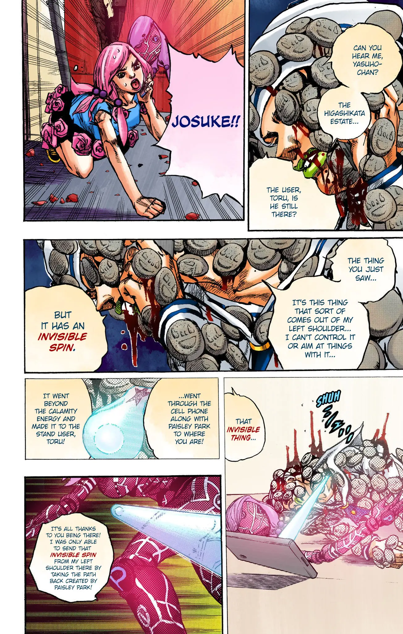JoJo's Bizarre Adventure, Part 8: JoJolion Colored Manga — Chapter 106 — Page 14