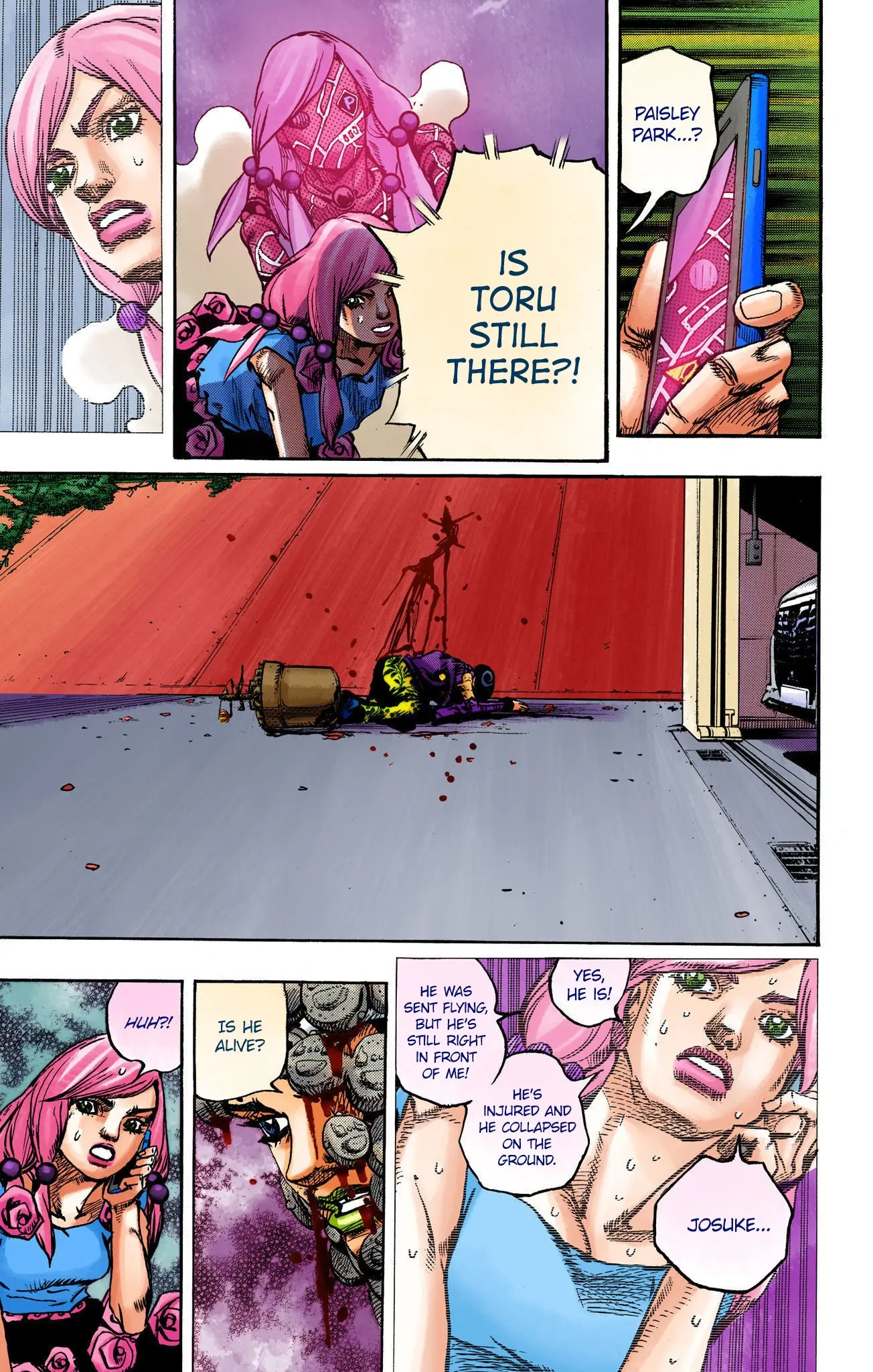 JoJo's Bizarre Adventure, Part 8: JoJolion Colored Manga — Chapter 106 — Page 15