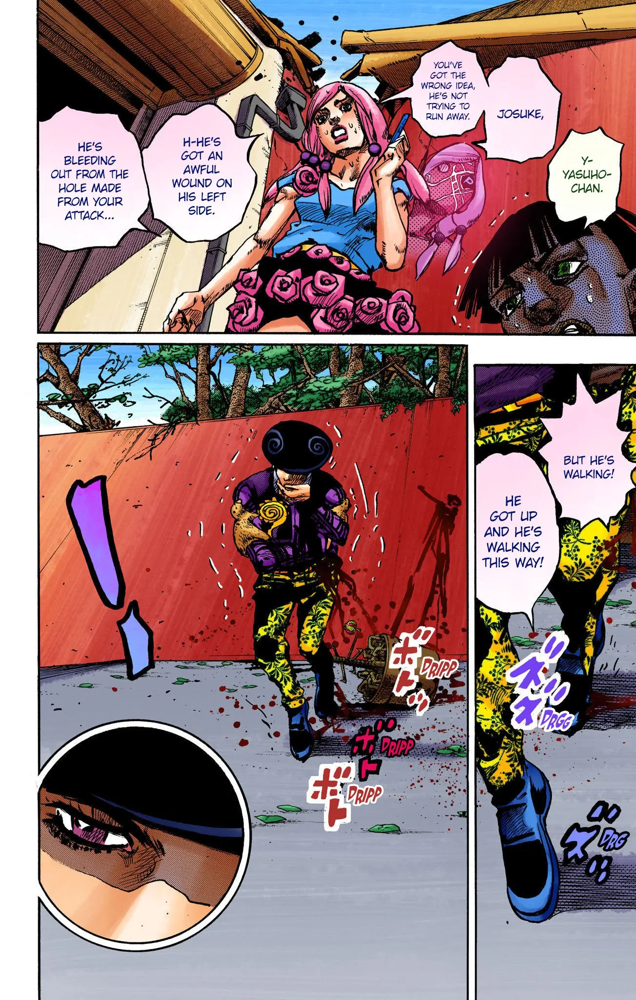 JoJo's Bizarre Adventure, Part 8: JoJolion Colored Manga — Chapter 106 — Page 18