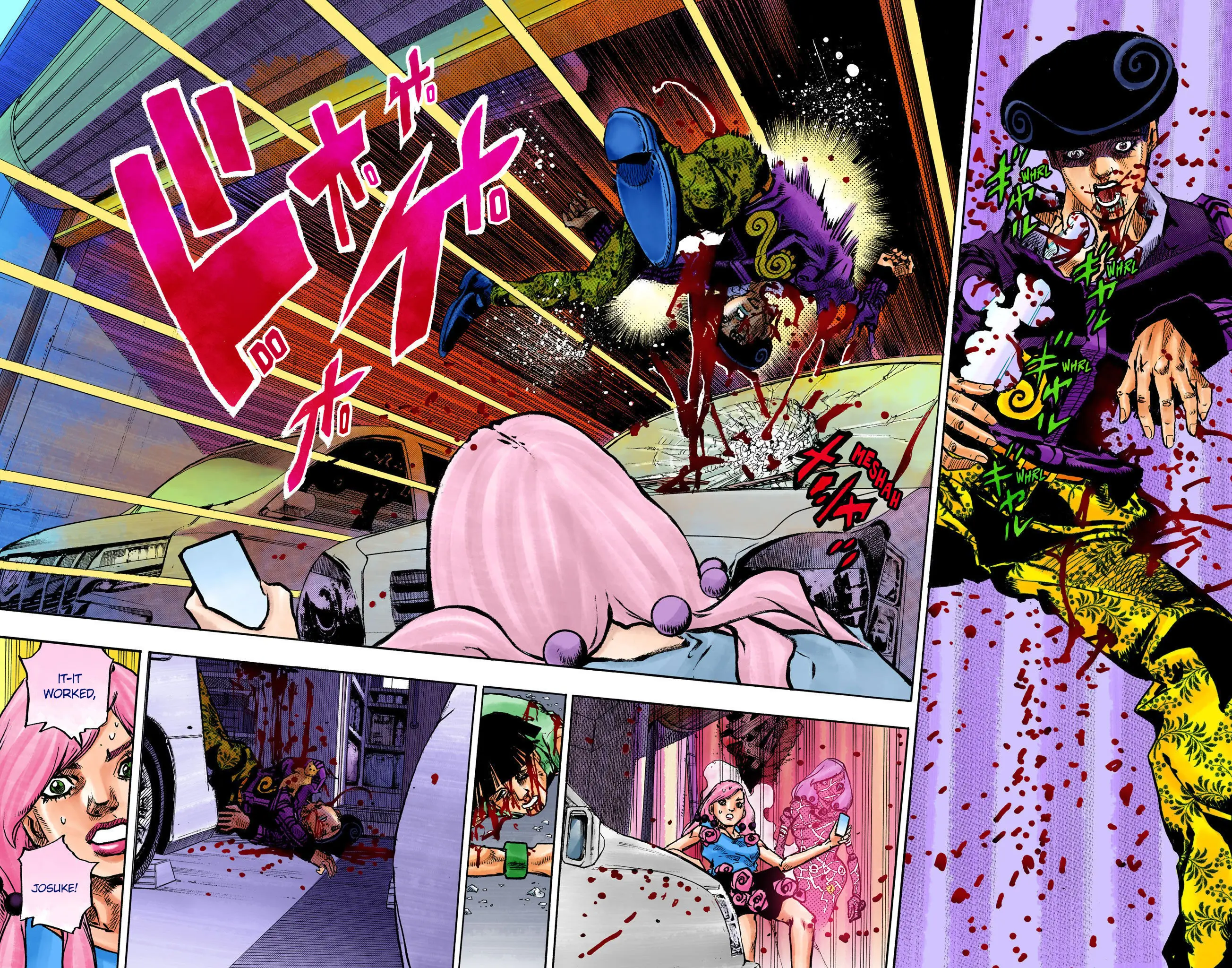 JoJo's Bizarre Adventure, Part 8: JoJolion Colored Manga — Chapter 106 — Page 32
