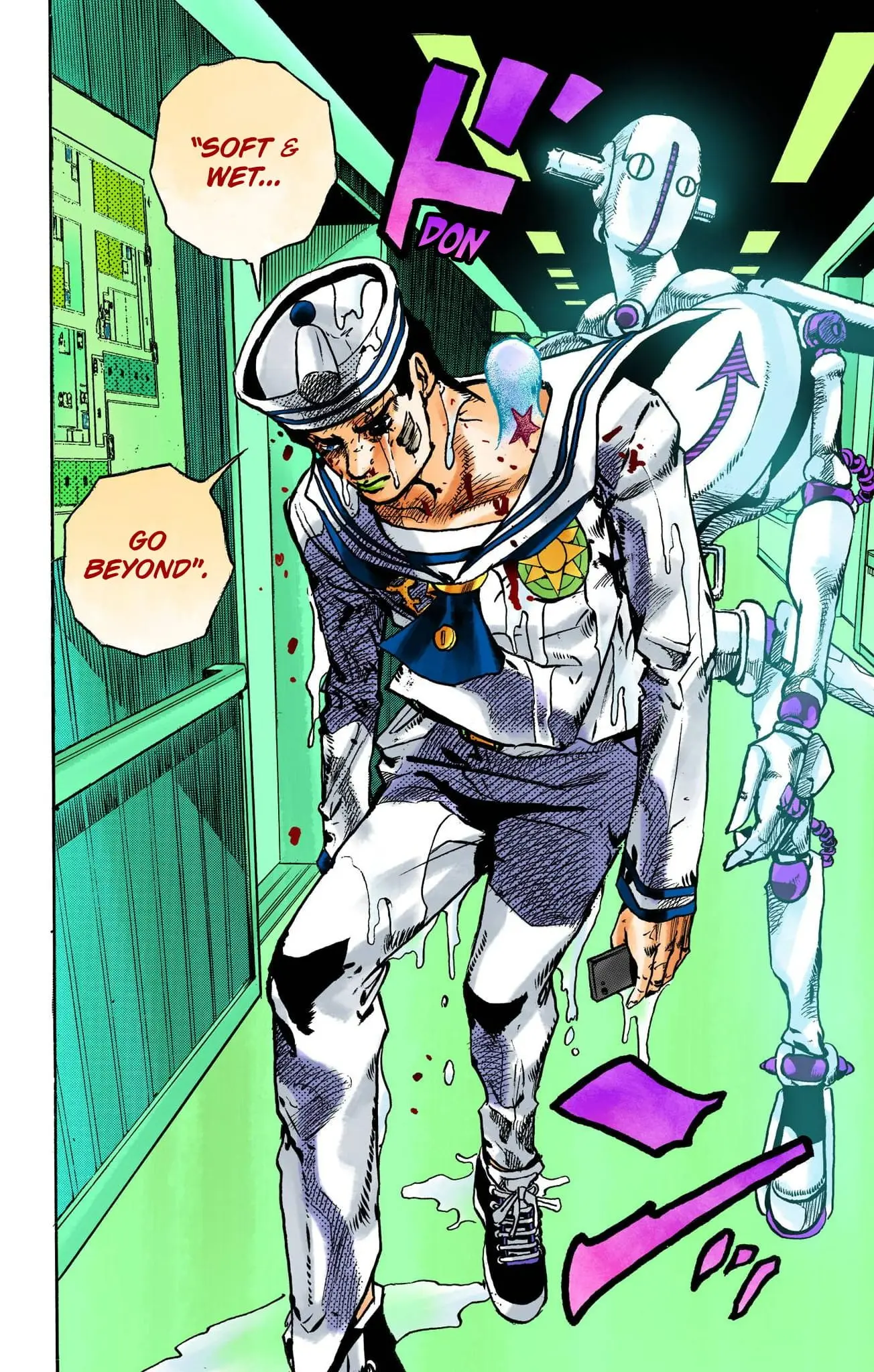 JoJo's Bizarre Adventure, Part 8: JoJolion Colored Manga β Chapter 107 β Page 7