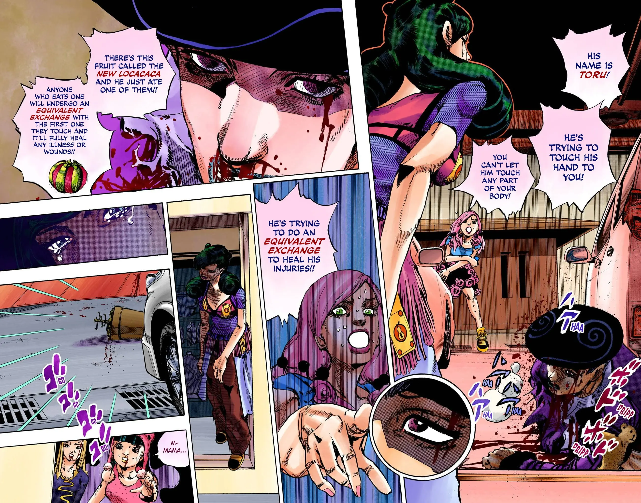 JoJo's Bizarre Adventure, Part 8: JoJolion Colored Manga β Chapter 107 β Page 13
