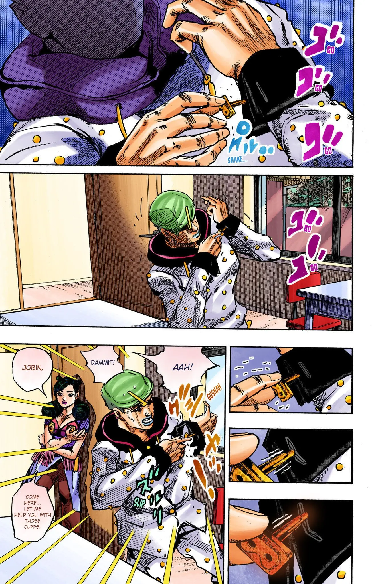 JoJo's Bizarre Adventure, Part 8: JoJolion Colored Manga β Chapter 107 β Page 33