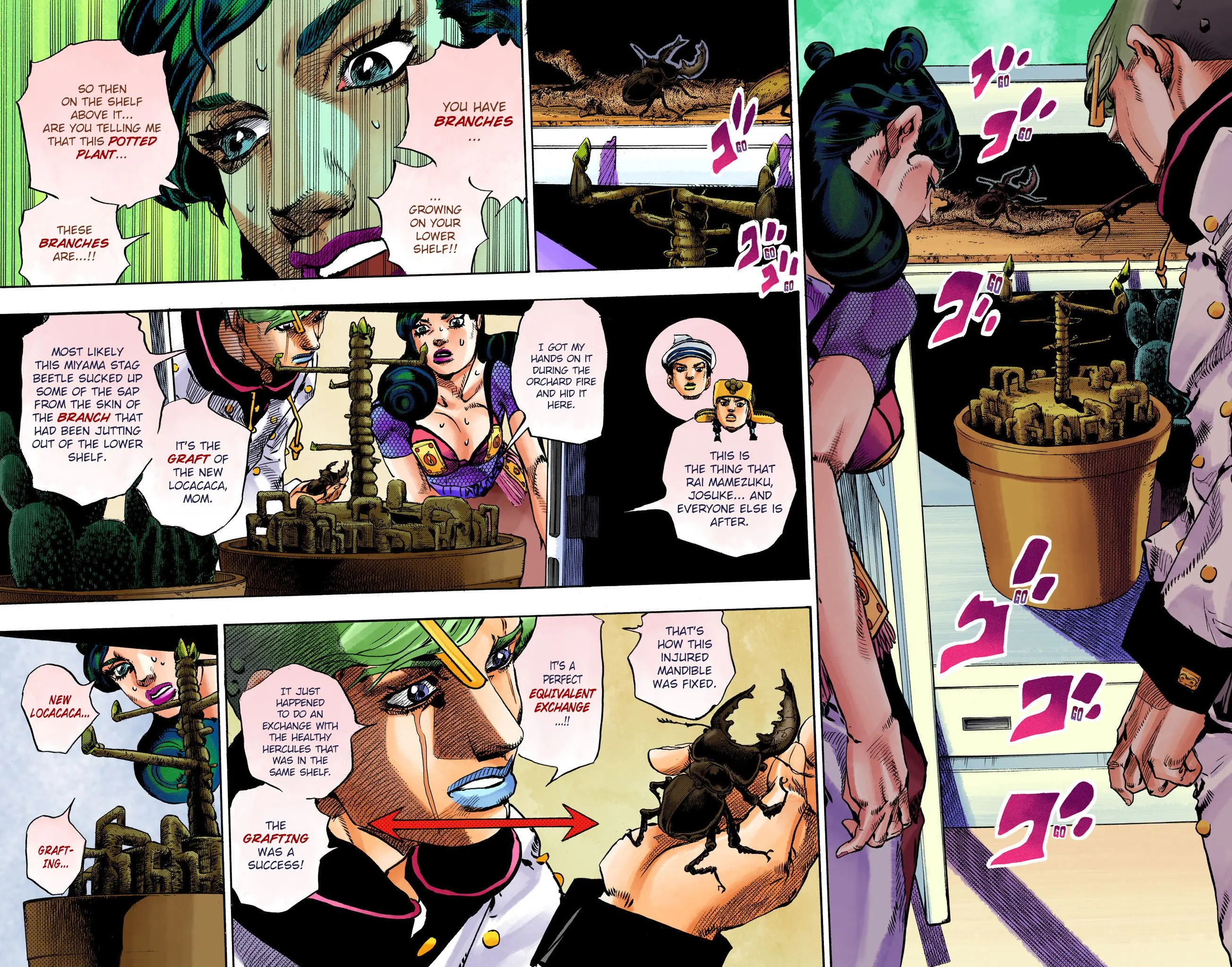 JoJo's Bizarre Adventure, Part 8: JoJolion Colored Manga β Chapter 107 β Page 38