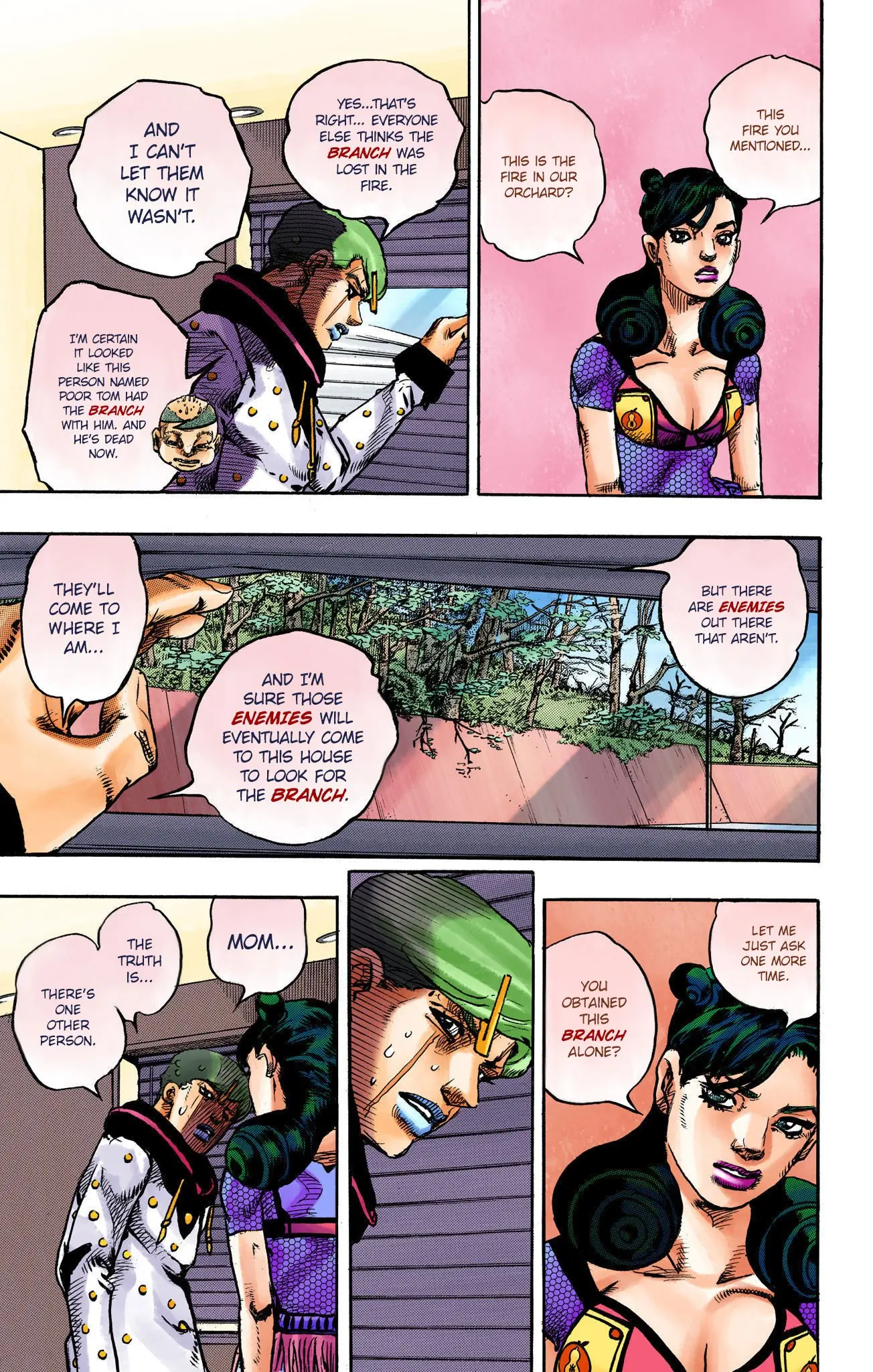 JoJo's Bizarre Adventure, Part 8: JoJolion Colored Manga β Chapter 107 β Page 40