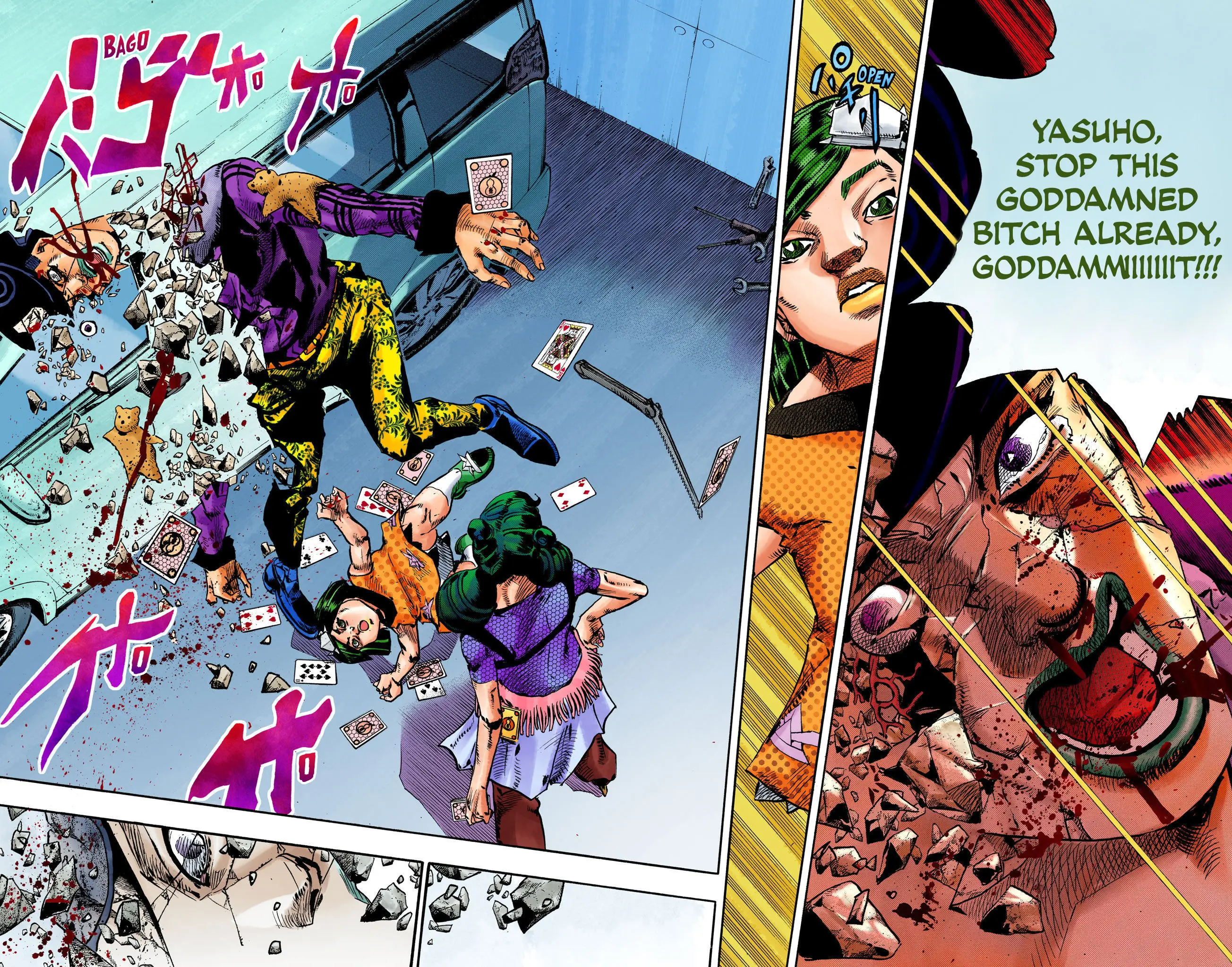 JoJo's Bizarre Adventure, Part 8: JoJolion Colored Manga β Chapter 108 β Page 12
