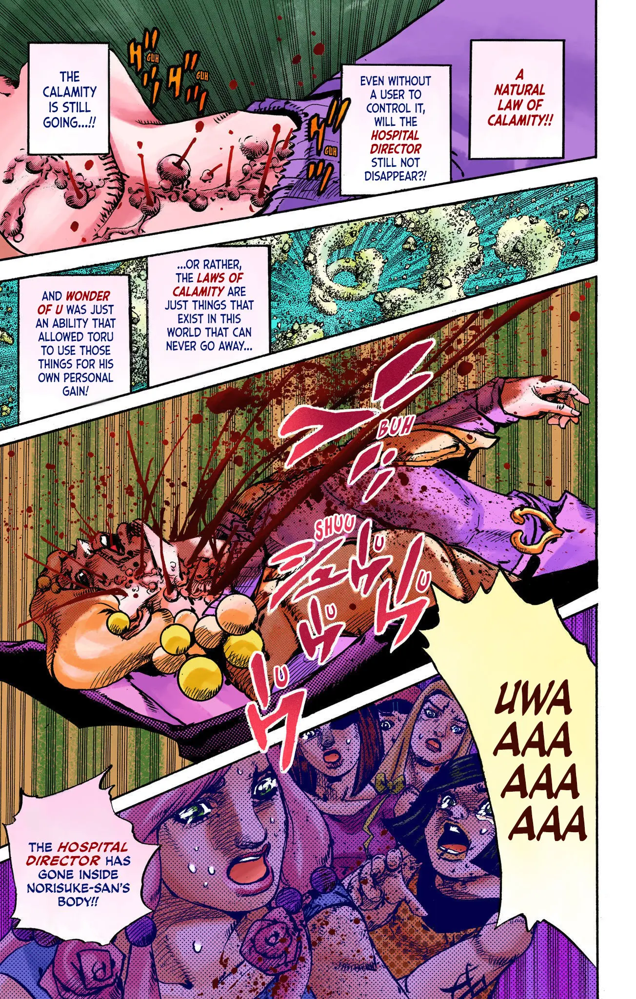 JoJo's Bizarre Adventure, Part 8: JoJolion Colored Manga β Chapter 108 β Page 34