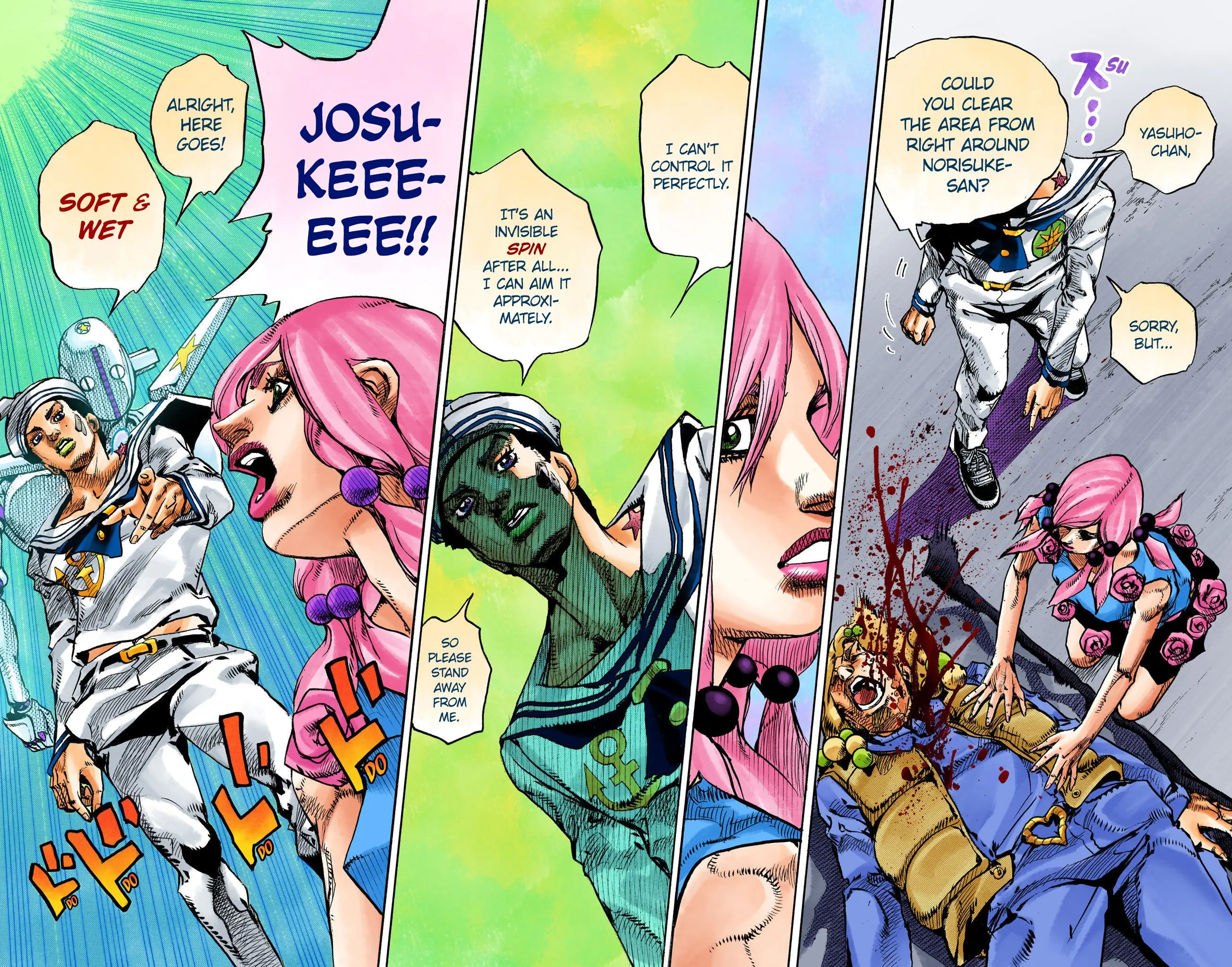 JoJo's Bizarre Adventure, Part 8: JoJolion Colored Manga β Chapter 108 β Page 35
