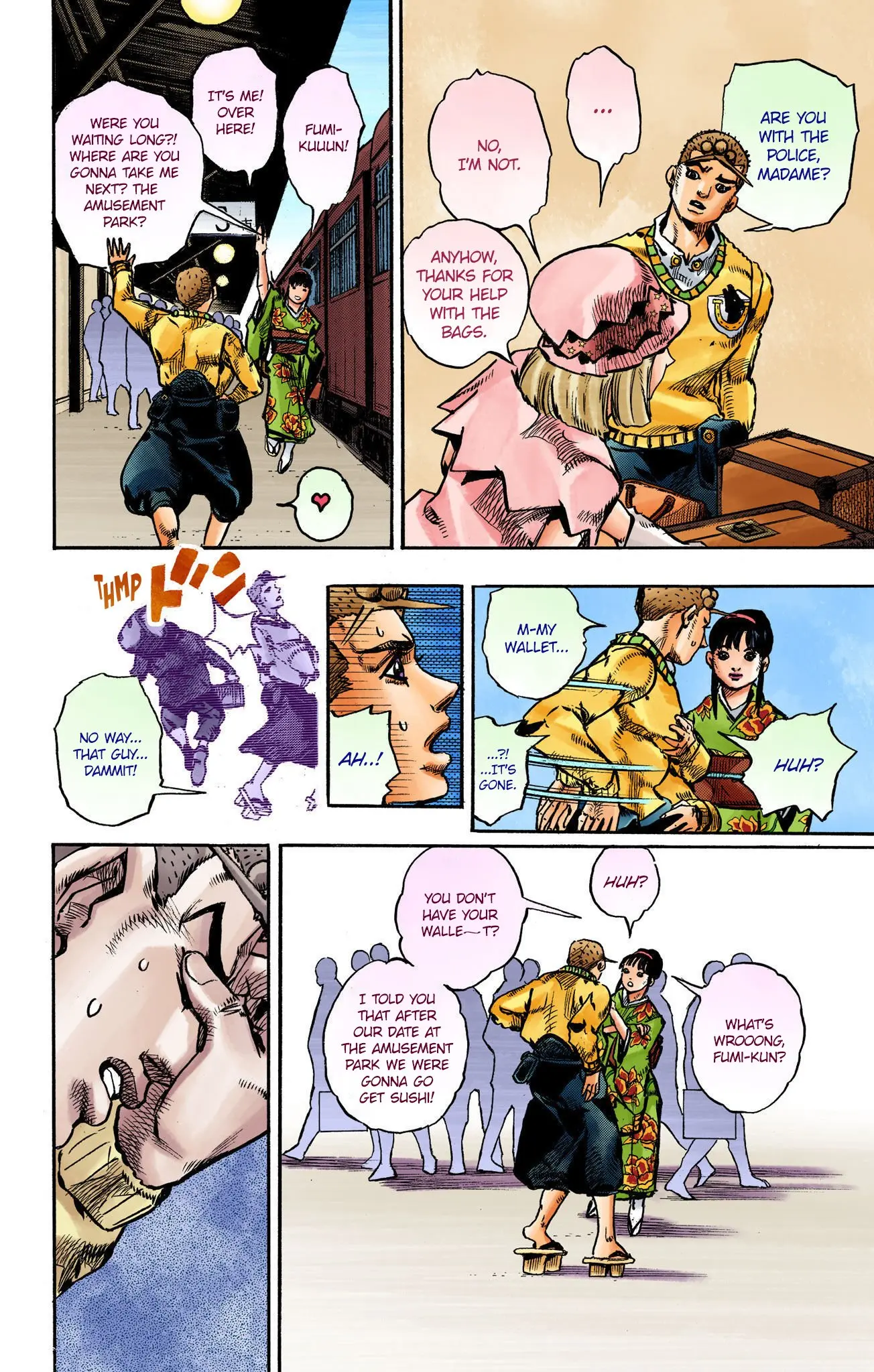 JoJo's Bizarre Adventure, Part 8: JoJolion Colored Manga β Chapter 109 β Page 10
