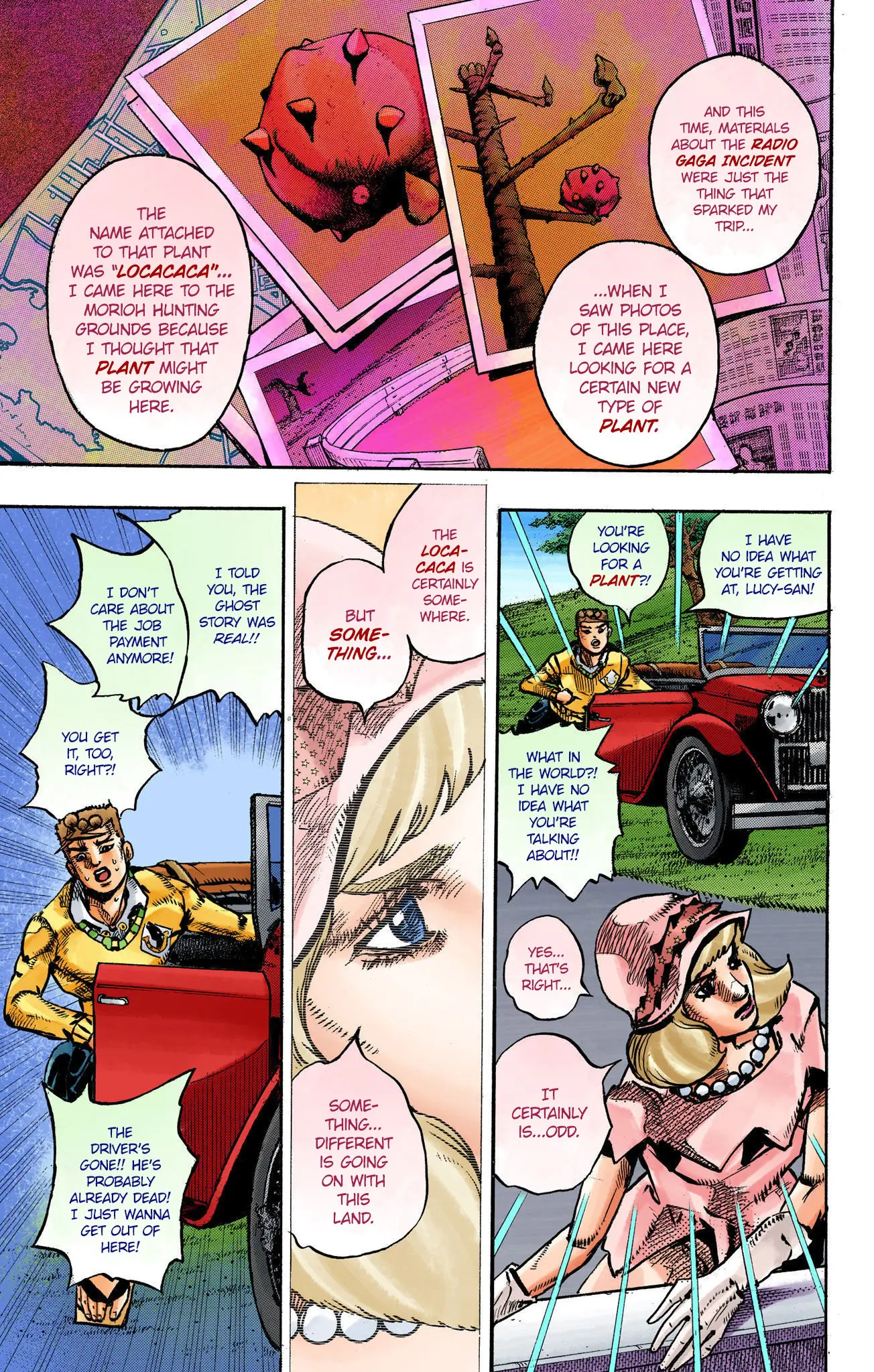 JoJo's Bizarre Adventure, Part 8: JoJolion Colored Manga β Chapter 109 β Page 34