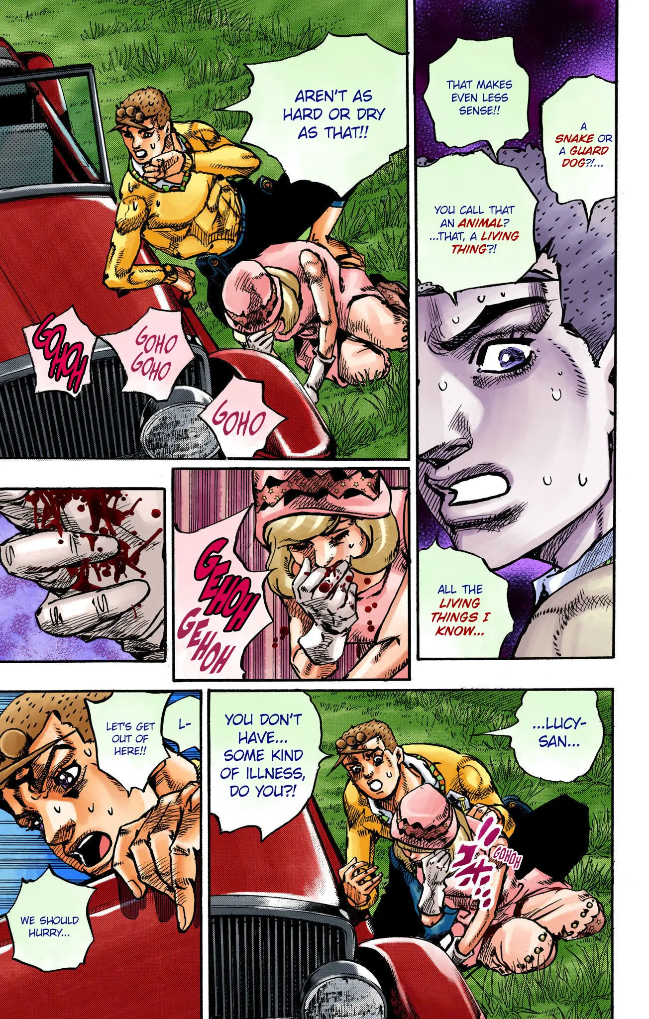 JoJo's Bizarre Adventure, Part 8: JoJolion Colored Manga — Chapter 110 END — Page 8