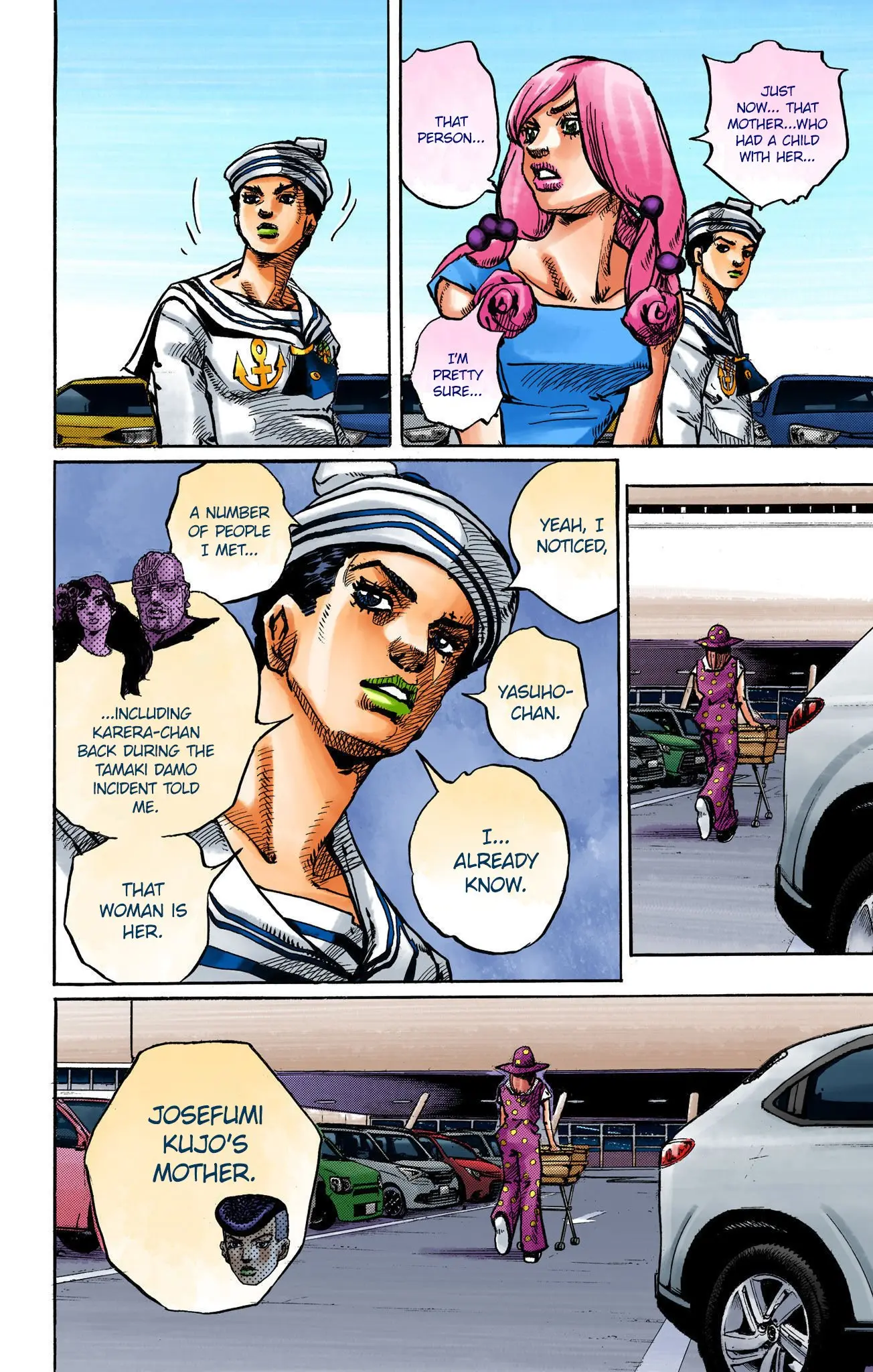 JoJo's Bizarre Adventure, Part 8: JoJolion Colored Manga — Chapter 110 END — Page 34