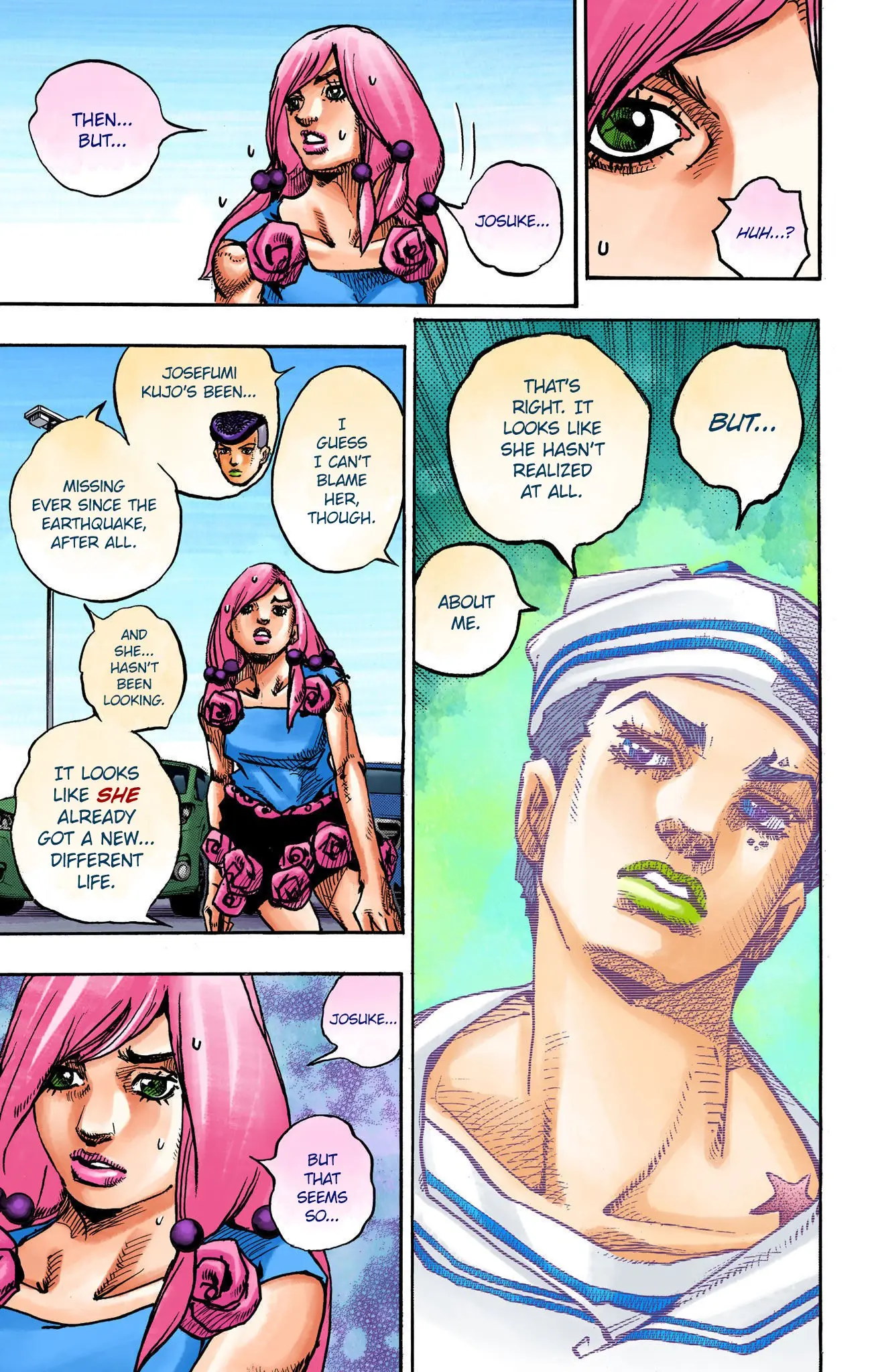 JoJo's Bizarre Adventure, Part 8: JoJolion Colored Manga — Chapter 110 END — Page 35
