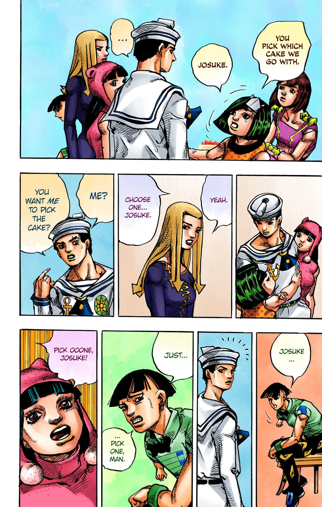 JoJo's Bizarre Adventure, Part 8: JoJolion Colored Manga — Chapter 110 END — Page 44