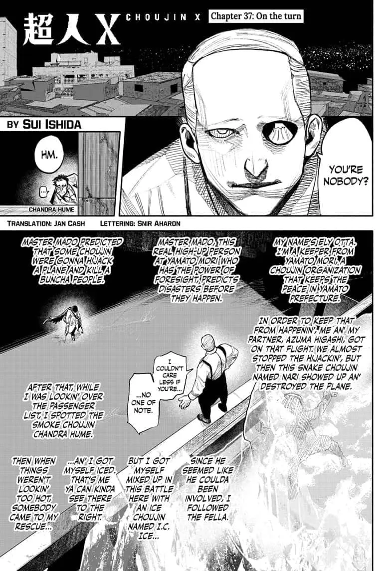 Choujin X β Chapter 37 β Page 1