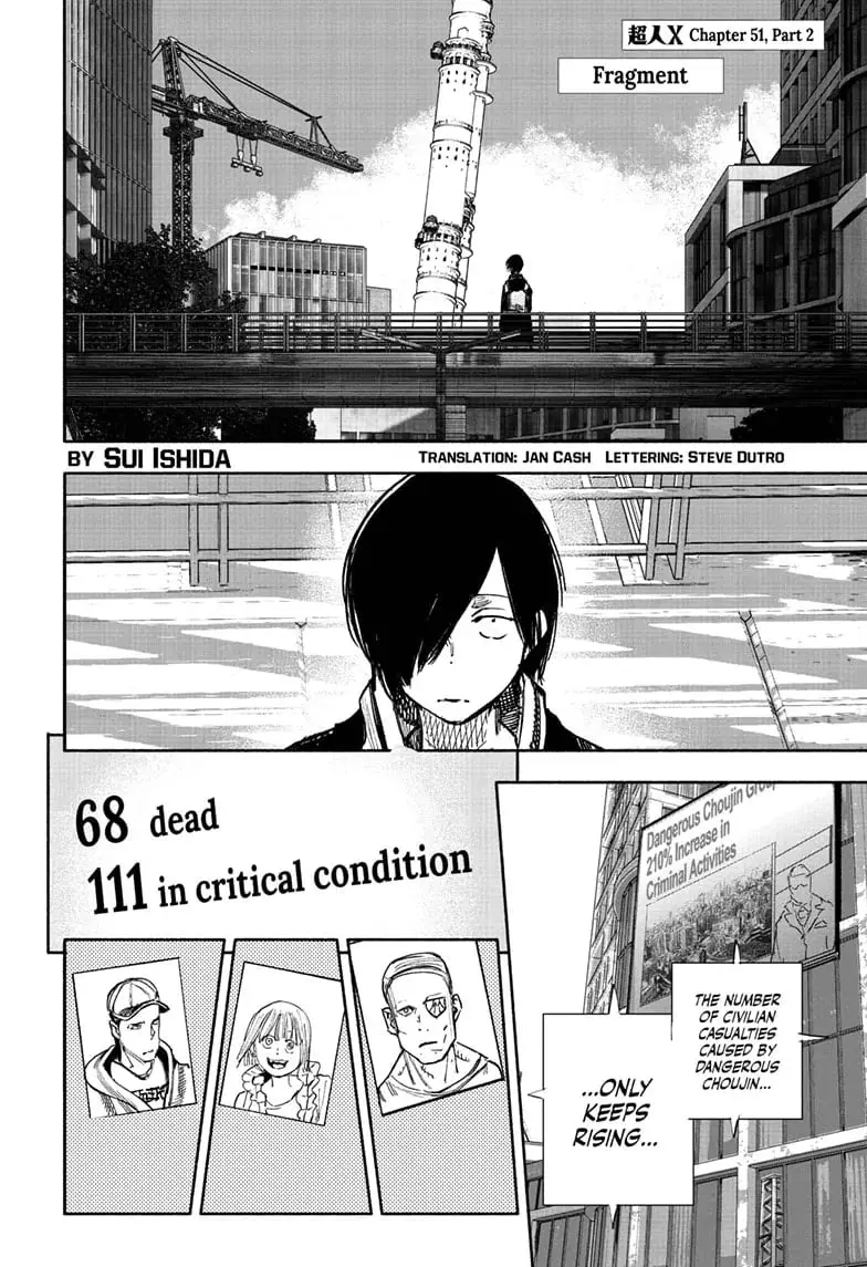 Choujin X β Chapter 51.2 β Page 1