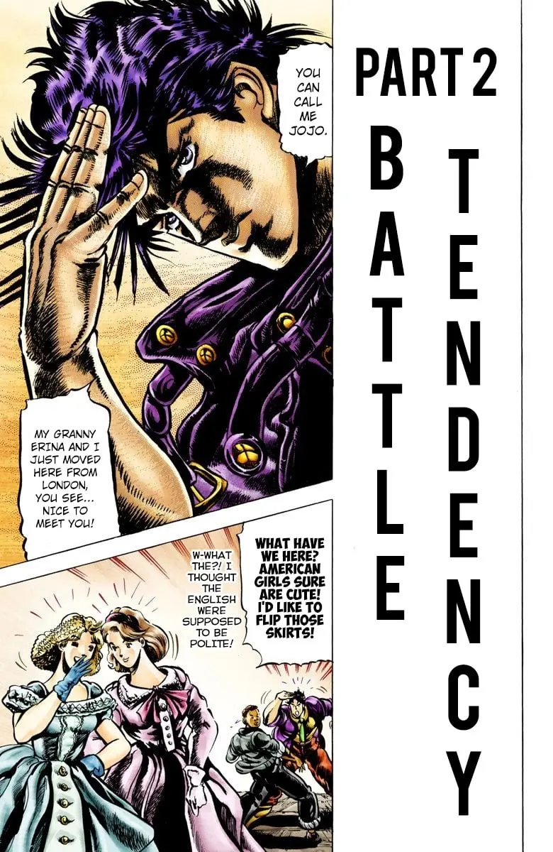 JoJo's Bizarre Adventure, Part 2: Battle Tendency β Chapter 1 β Page 19