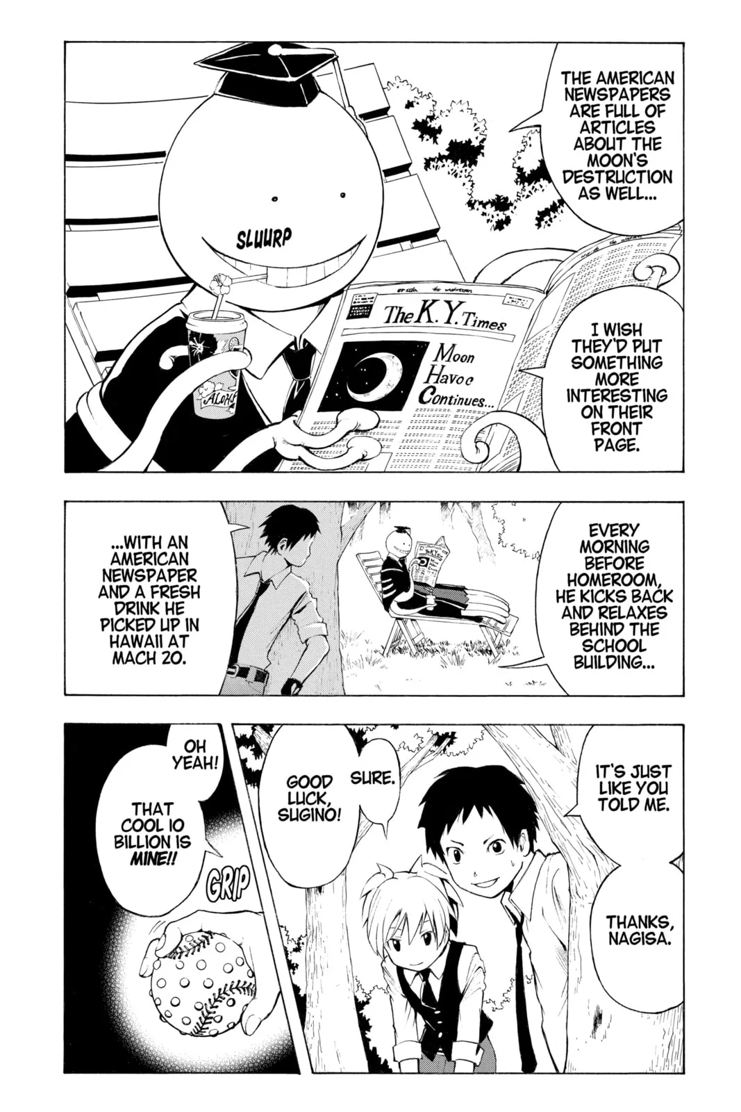 Assassination Classroom — Chapter 2 — Page 4
