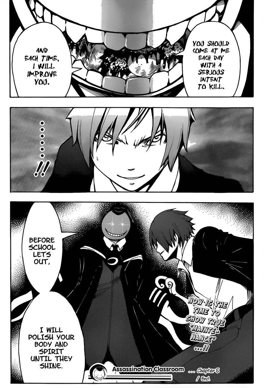 Assassination Classroom — Chapter 5 — Page 22