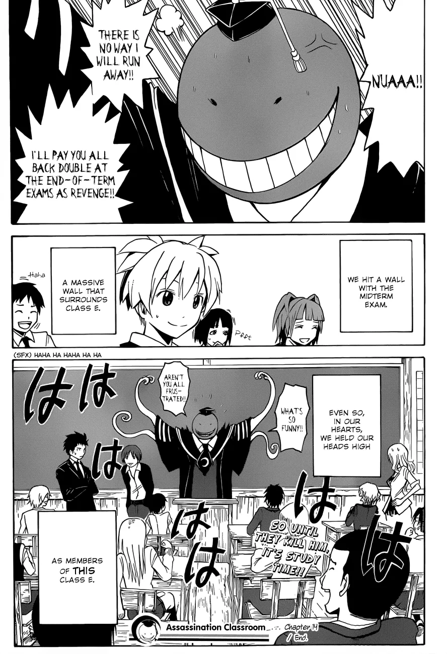 Assassination Classroom β Chapter 14 β Page 20