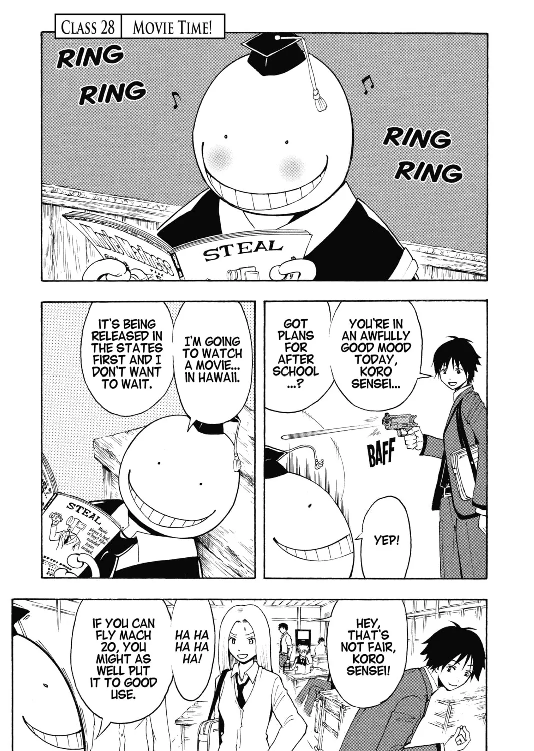 Assassination Classroom — Chapter 28 — Page 1