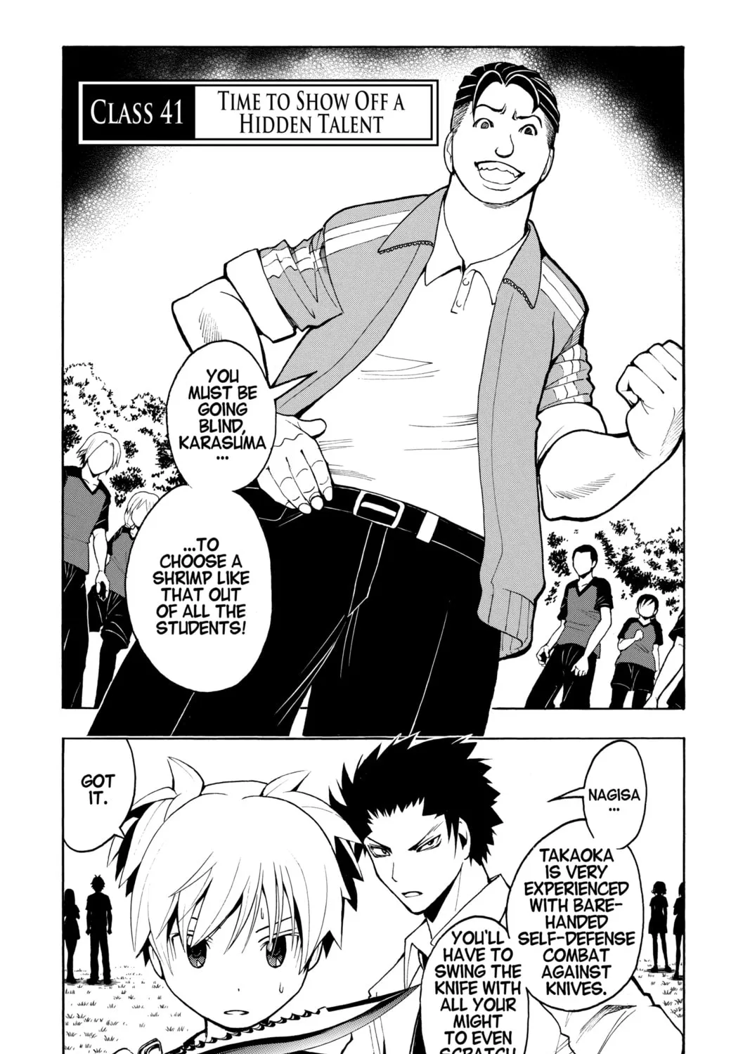 Assassination Classroom — Chapter 41 — Page 1
