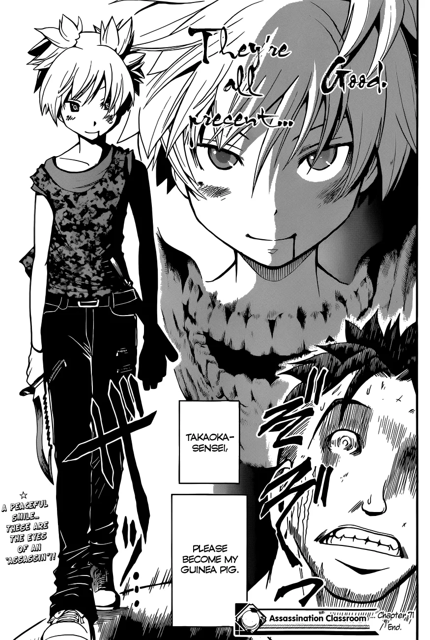 Assassination Classroom β Chapter 71 β Page 19