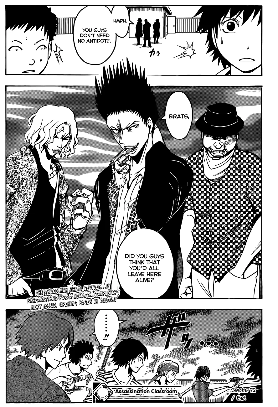 Assassination Classroom — Chapter 72 — Page 18
