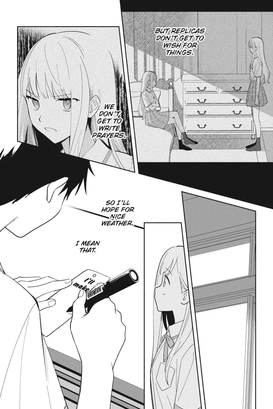Even a Replica Can Fall in Love β Chapter 5 β Page 32