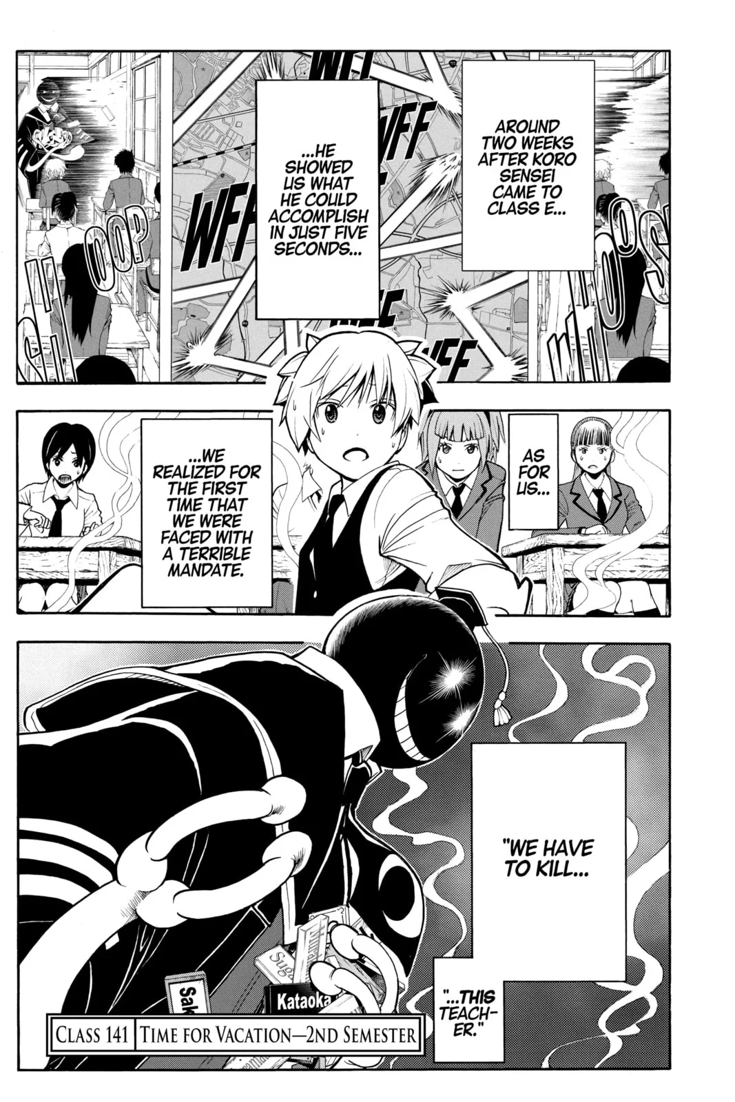 Assassination Classroom — Chapter 141 — Page 1