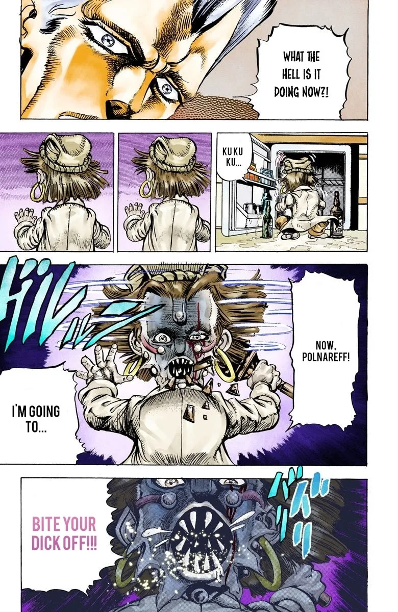 JoJo no Kimyou na Bouken Part 3: Stardust Crusaders Colored Manga — Chapter 22 — Page 10