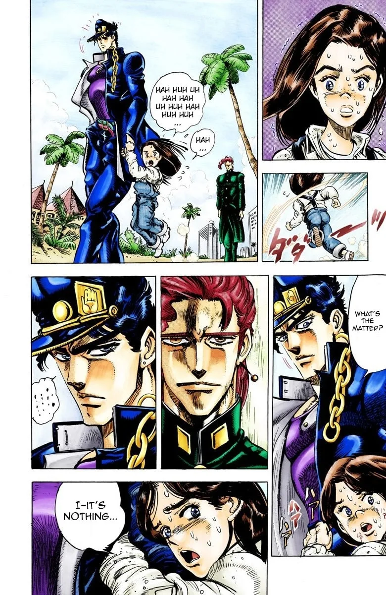 JoJo no Kimyou na Bouken Part 3: Stardust Crusaders Colored Manga — Chapter 24 — Page 7