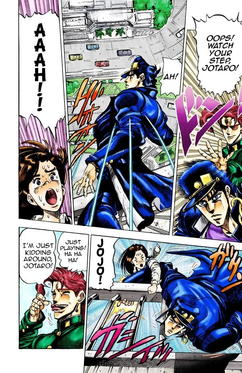 JoJo no Kimyou na Bouken Part 3: Stardust Crusaders Colored Manga — Chapter 24 — Page 9