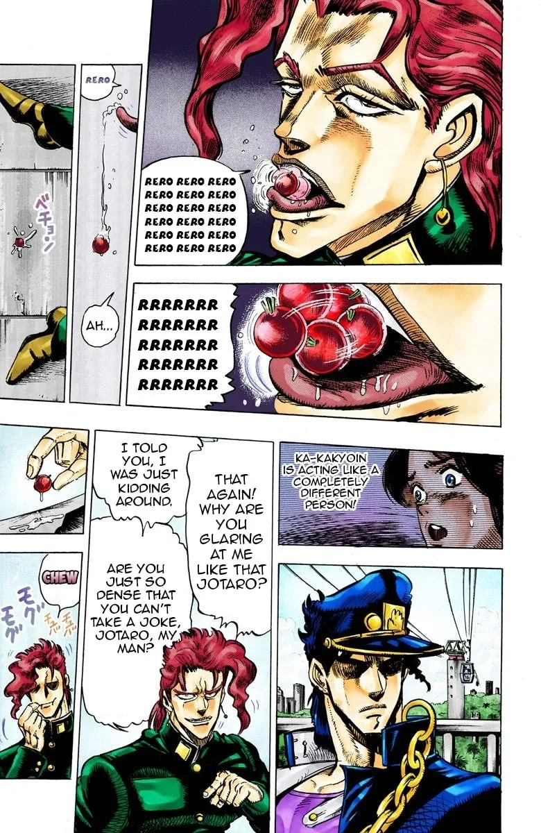 JoJo no Kimyou na Bouken Part 3: Stardust Crusaders Colored Manga — Chapter 24 — Page 10