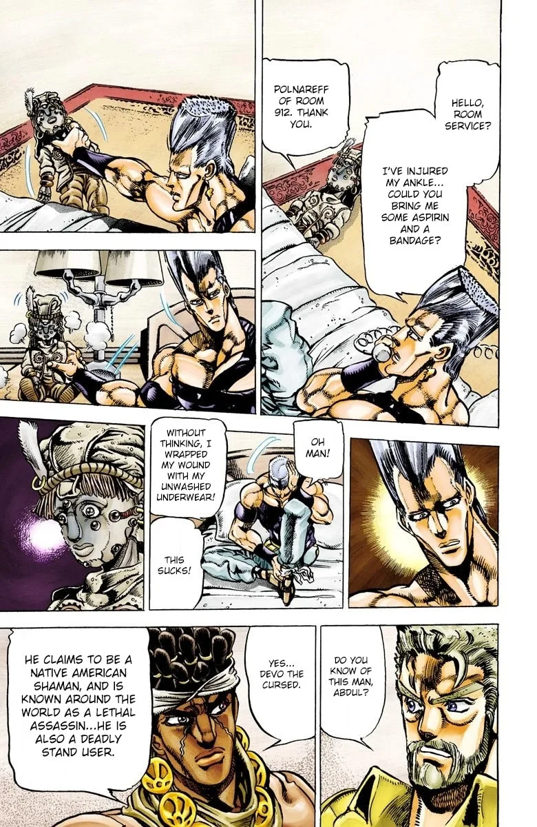 JoJo no Kimyou na Bouken Part 3: Stardust Crusaders Colored Manga — Chapter 21 — Page 4