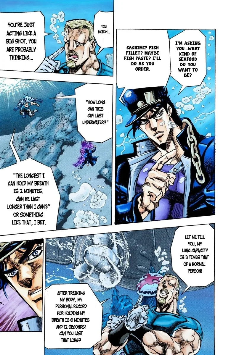 JoJo no Kimyou na Bouken Part 3: Stardust Crusaders Colored Manga — Chapter 16 — Page 9