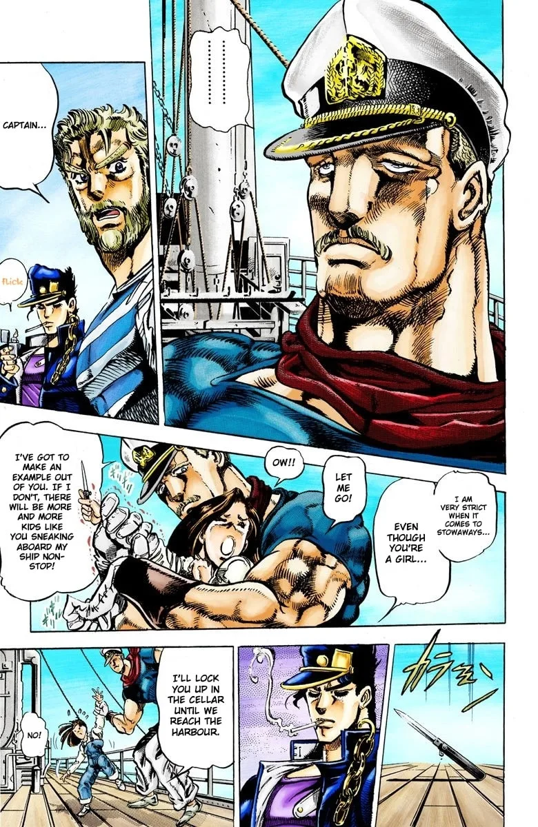 JoJo no Kimyou na Bouken Part 3: Stardust Crusaders Colored Manga — Chapter 15 — Page 7