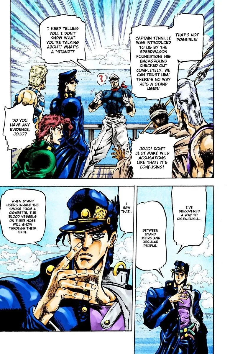 JoJo no Kimyou na Bouken Part 3: Stardust Crusaders Colored Manga — Chapter 15 — Page 11