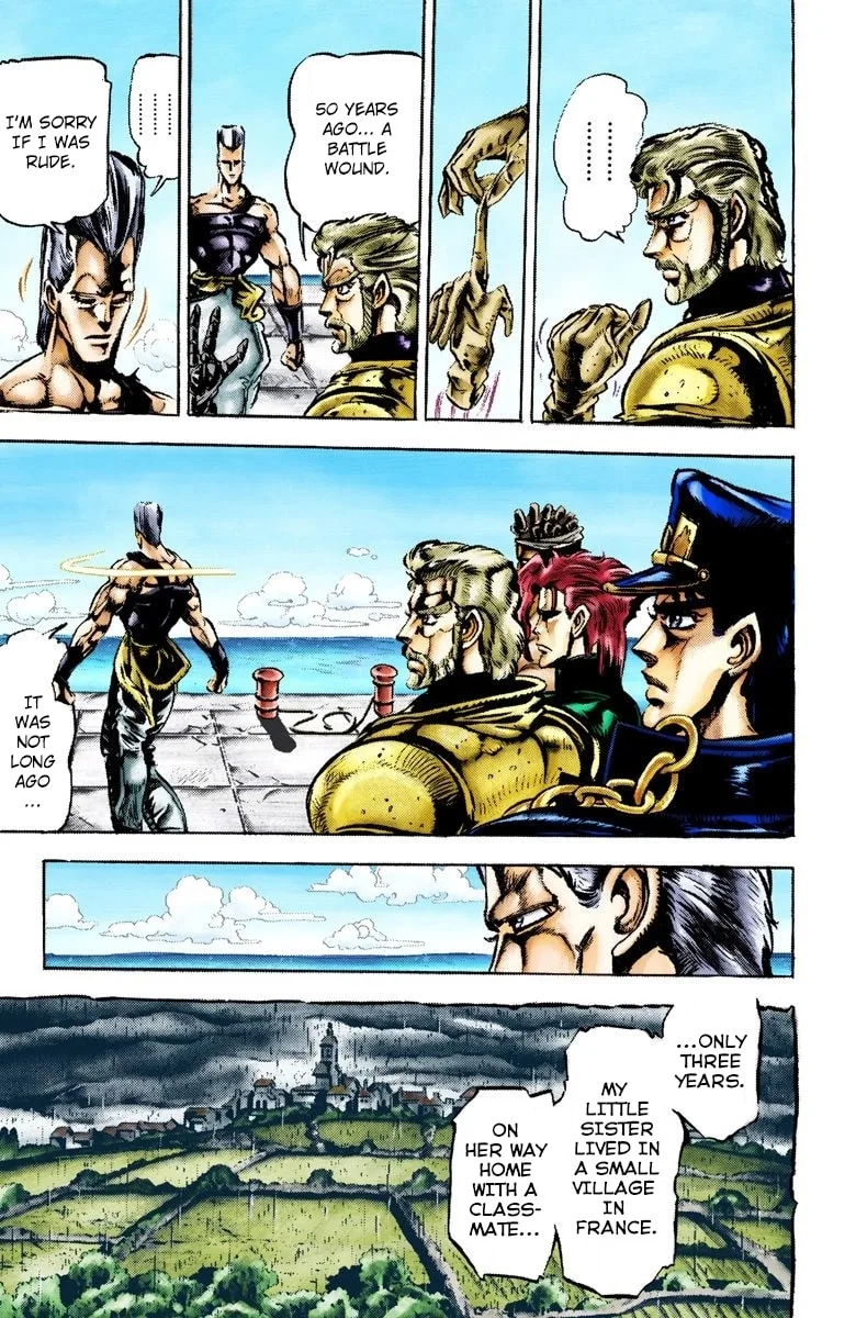 JoJo no Kimyou na Bouken Part 3: Stardust Crusaders Colored Manga — Chapter 14 — Page 4