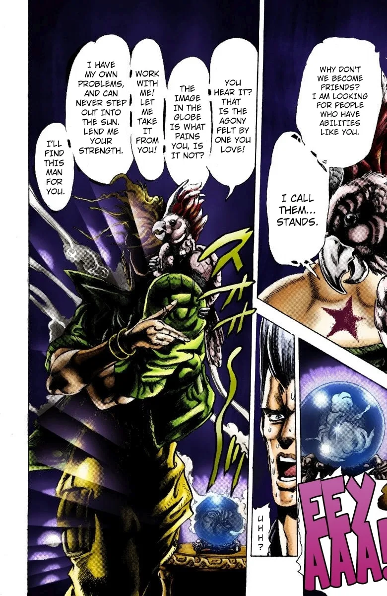JoJo no Kimyou na Bouken Part 3: Stardust Crusaders Colored Manga — Chapter 14 — Page 9