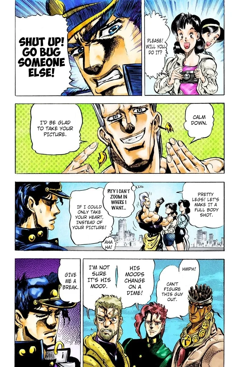 JoJo no Kimyou na Bouken Part 3: Stardust Crusaders Colored Manga — Chapter 14 — Page 11