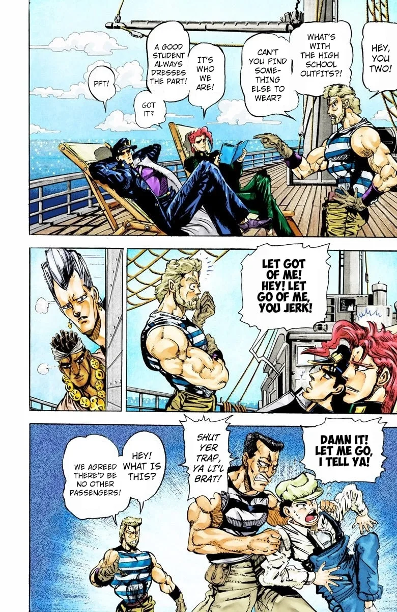 JoJo no Kimyou na Bouken Part 3: Stardust Crusaders Colored Manga — Chapter 14 — Page 13