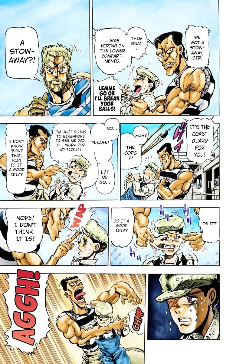 JoJo no Kimyou na Bouken Part 3: Stardust Crusaders Colored Manga — Chapter 14 — Page 14