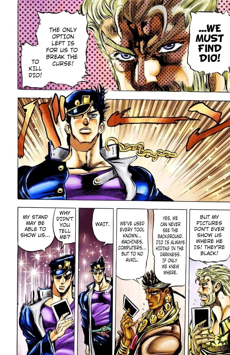 JoJo no Kimyou na Bouken Part 3: Stardust Crusaders Colored Manga — Chapter 8 — Page 14