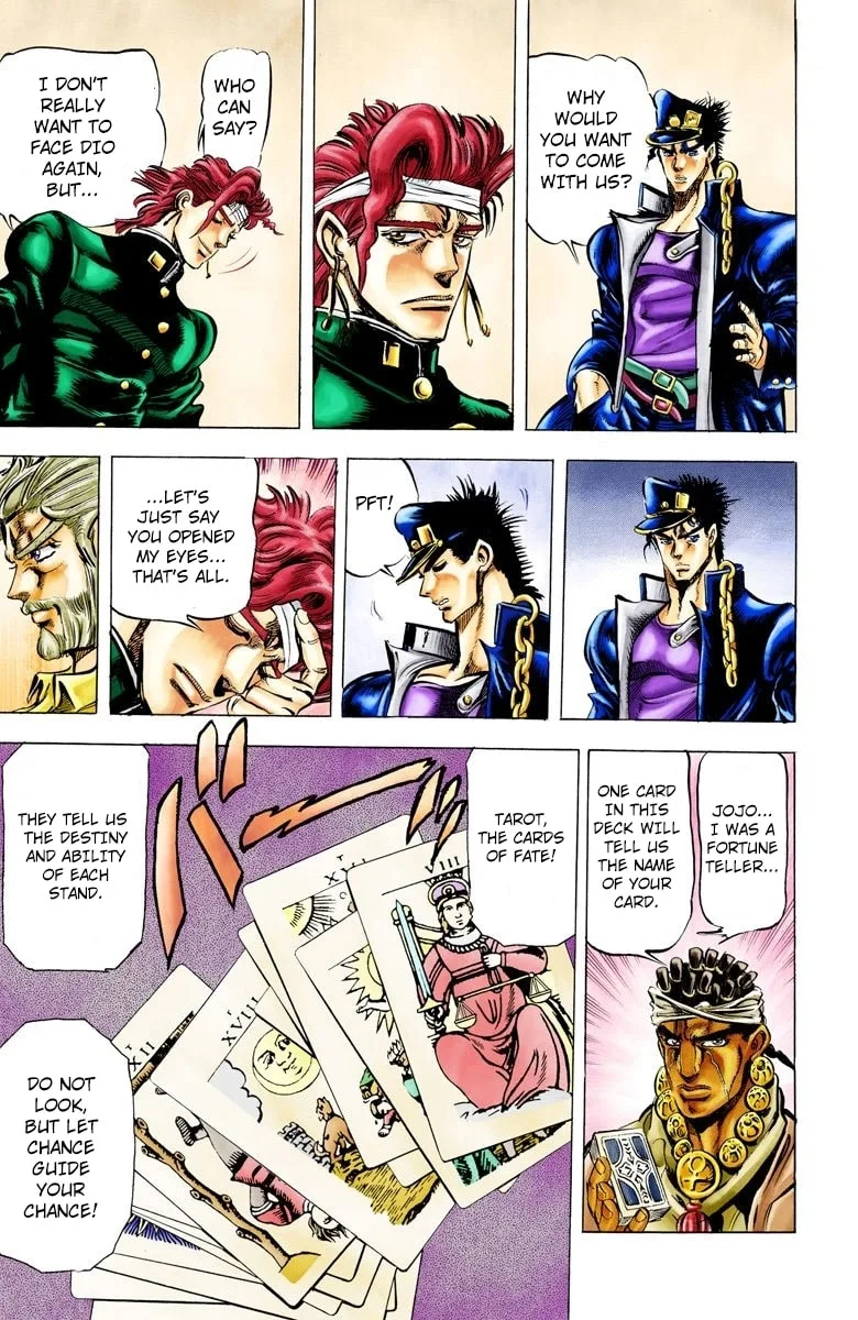 JoJo no Kimyou na Bouken Part 3: Stardust Crusaders Colored Manga — Chapter 8 — Page 19