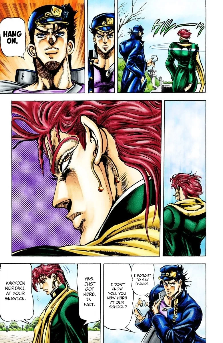JoJo no Kimyou na Bouken Part 3: Stardust Crusaders Colored Manga — Chapter 5 — Page 8