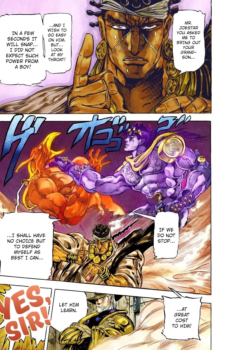 JoJo no Kimyou na Bouken Part 3: Stardust Crusaders Colored Manga — Chapter 3 — Page 4